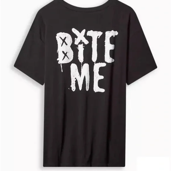 TORRID Avril Lavigne Black Graphic T-Shirt - Picture 2 of 2